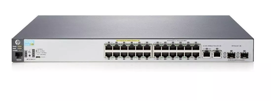 HPE J9779A Aruba 2530-24-PoE+ switch 24 ports managed rack-mountable