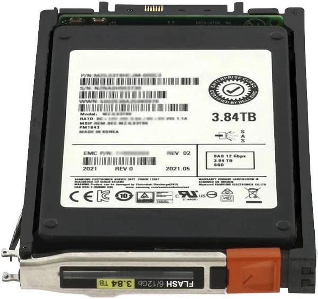 EMC 005053678 3.84TB SAS-12Gbps 2.5inch Solid State Drive