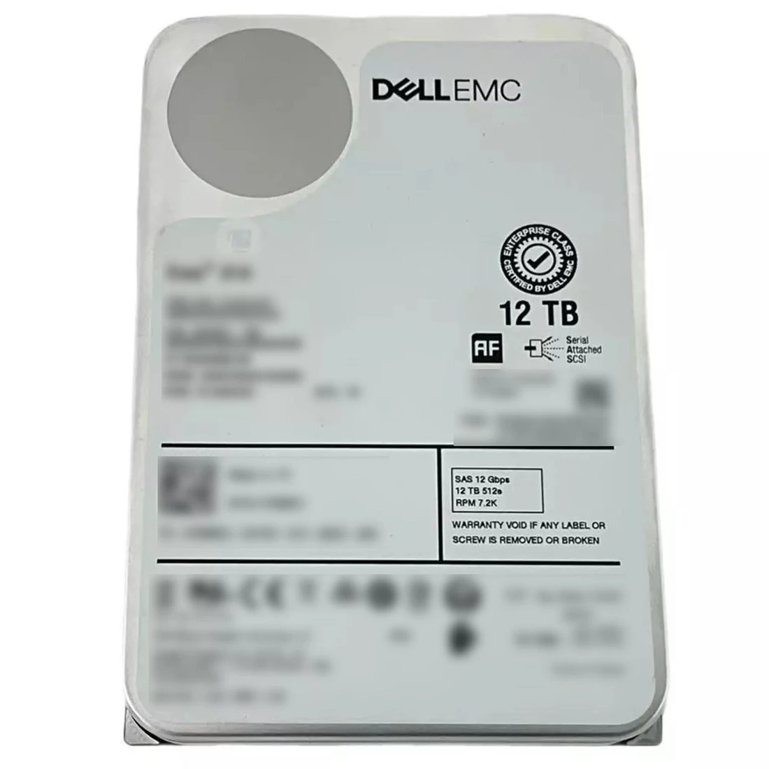 Dell AC163520 12TB 7.2K NL SAS-12Gbps 512e 256MB 3.5inch Hot Plug Hdd