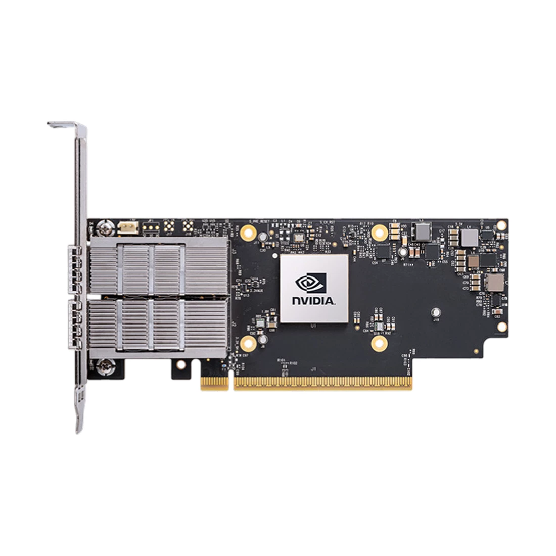 NVIDIA 900-9X7AH-0086-SQ0 ConnectX-7 Ethernet Adapter Card 100GbE Dual-Port QSFP PCIe 5.0 x16 Secure Boot Enabled, Crypto Enabled  Full-Height Bracket