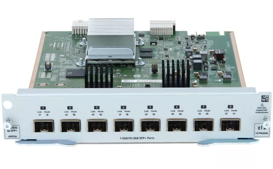 HPE J9993A#ABA Aruba 8-Port 1G/10GbE SFP+ MACsec v3 zl2 Module