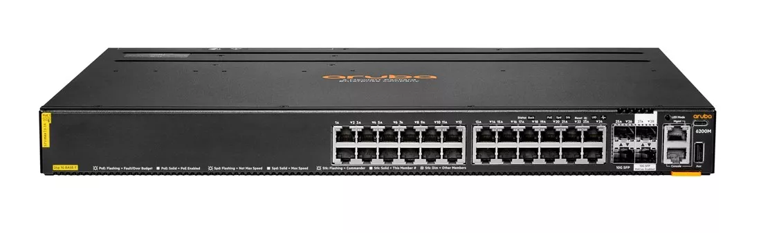 HPE R8Q68A#ABA Aruba 6200M 24G Class4 PoE 4SFP+ switch 