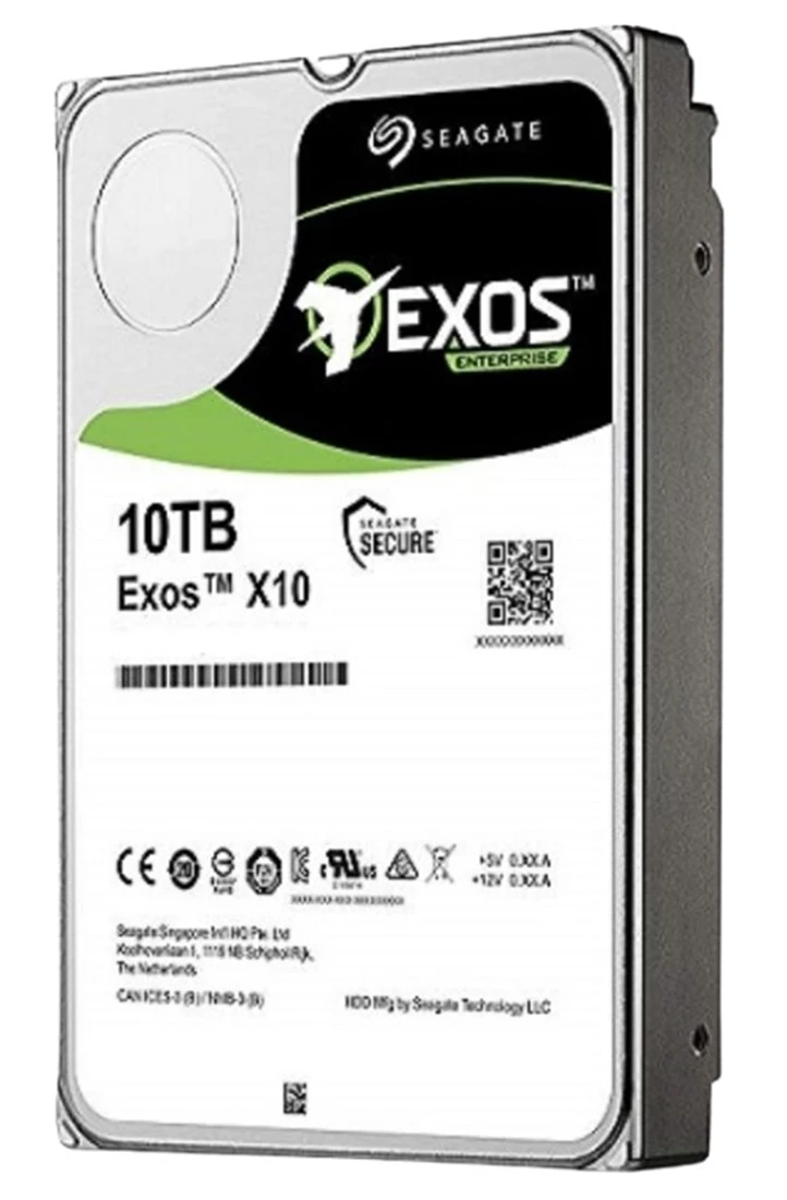 Seagate Exos X16 10TB HDD 開封済未使用品 SAS Seagate Exos X16 10TB 7200 RPM 3.5
