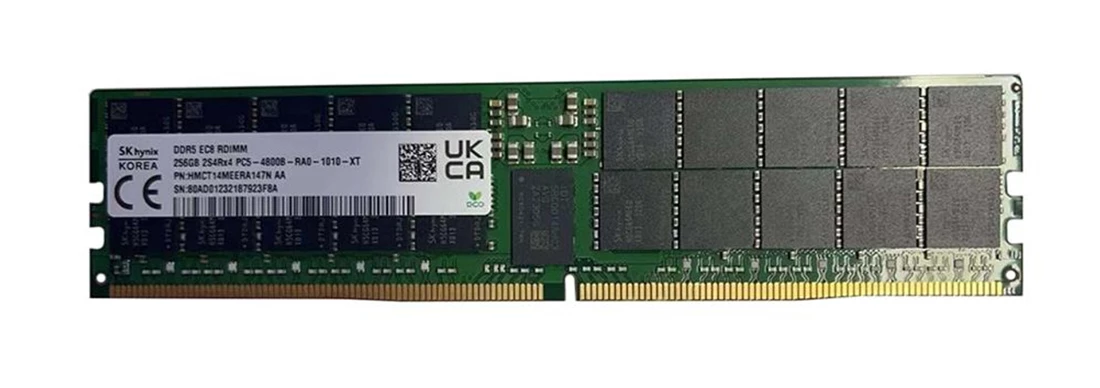 Hynix HMCT14MEERA146N 256GB DDR5 2s4Rx4 PC5-4800B ECC RDIMM Memory Module