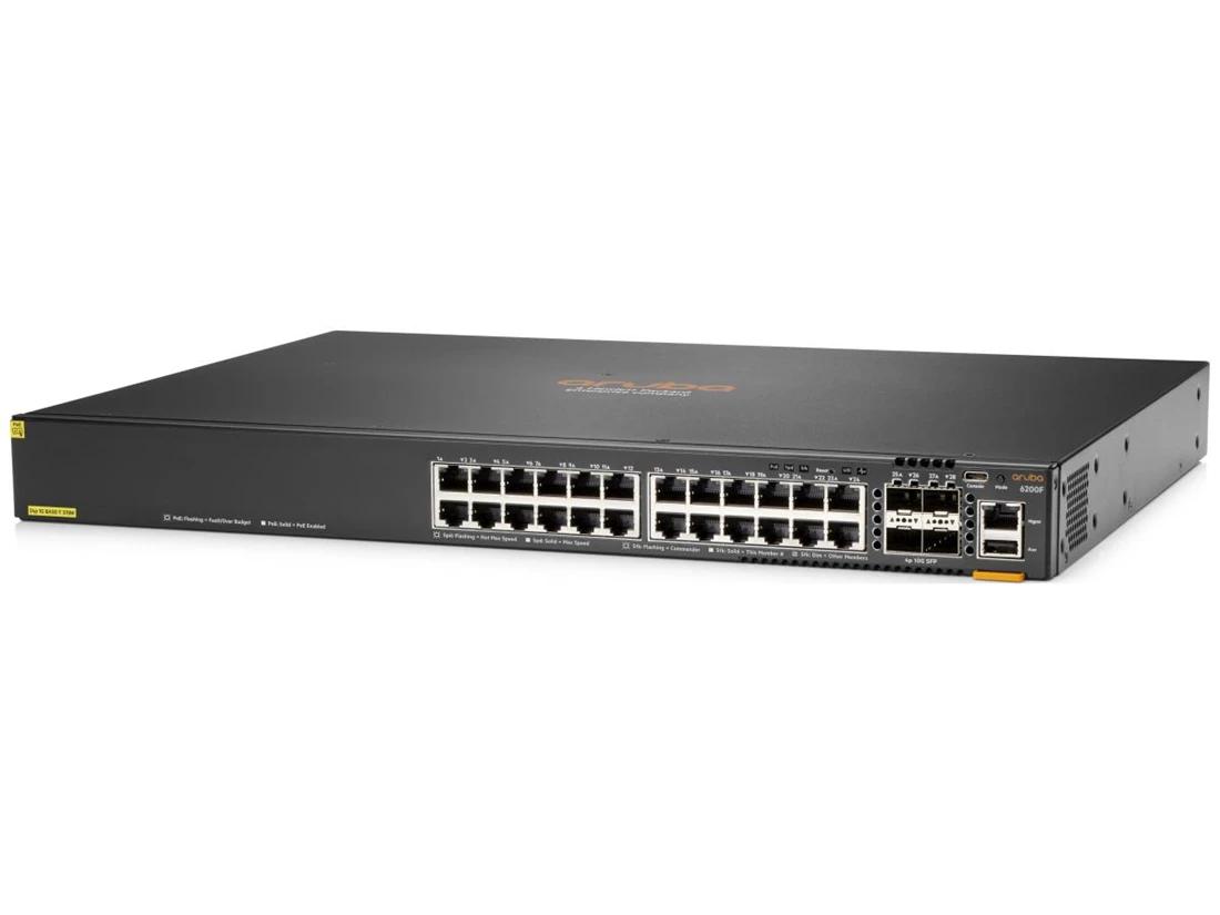HPE S0M81A 24 Ports Manageable CX 6200 Ethernet Switch