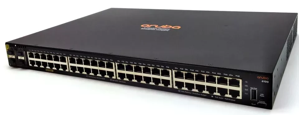 HPE R9Y04A#ABA Aruba Networking CX 6100 48G Class4 PoE 4SFP+ 740W Switch