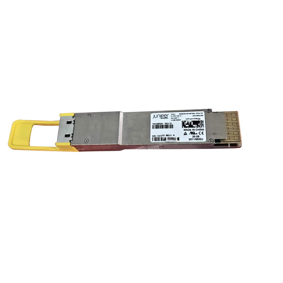Juniper Networks 740-085351 QSFP-DD 400GBASE-DR4/4X100GBASE-DR SMF 500m MPO-12 connector