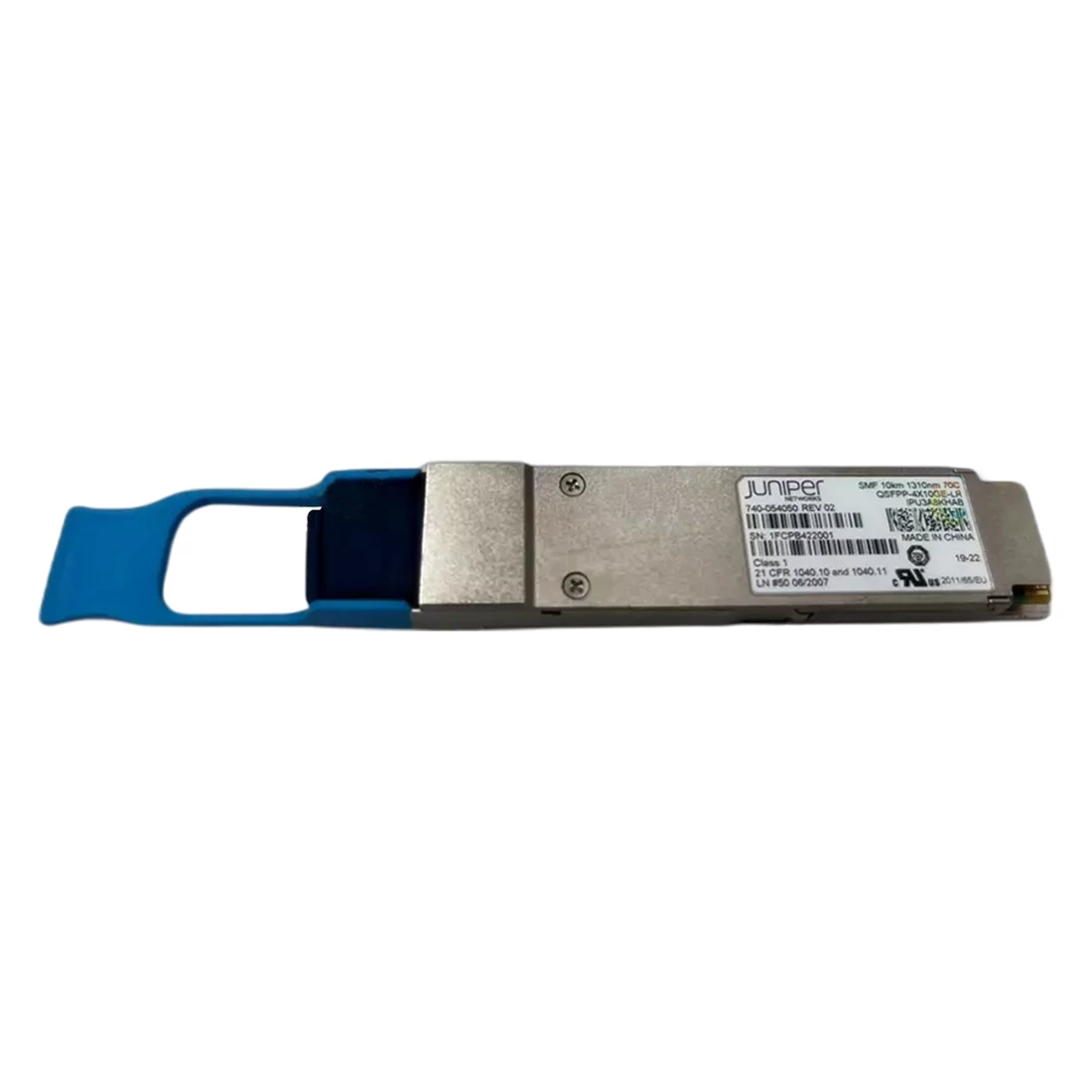 Juniper Networks 740-057315 QSFP+ 40G breakout into 4x10GBASE LR up to 10km SMF MPO-12 APC 