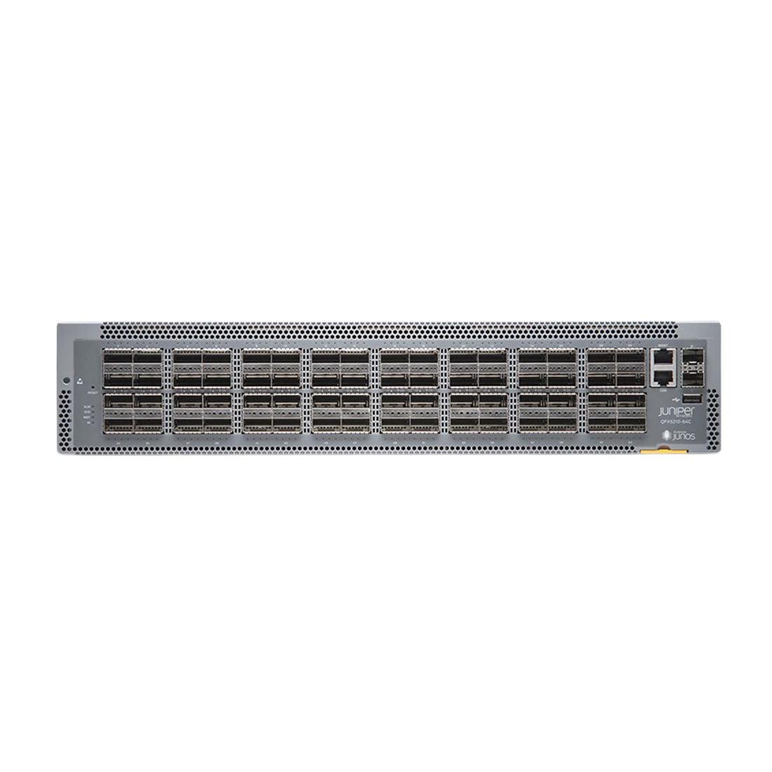 JUNIPER NETWORKS QFX5210-64C-AFO2 64 QSFP+/QSFP28 ports Reduced latency Redundant Fans 2 AC power
supplies Front-to-back Airflow Flex Transform((Hardware Only Use with Flex licensing)).