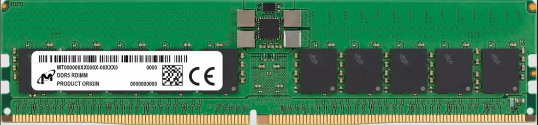 Micron MTC36F2046S1PC48B 64GB DDR5 4800MT/s PC5-38400 ECC Memory