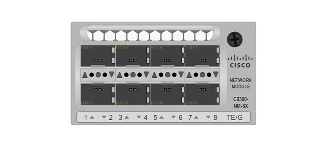 Cisco C9300-NM-8X-M Meraki 8x 1G/10G SFP+ Uplink Module