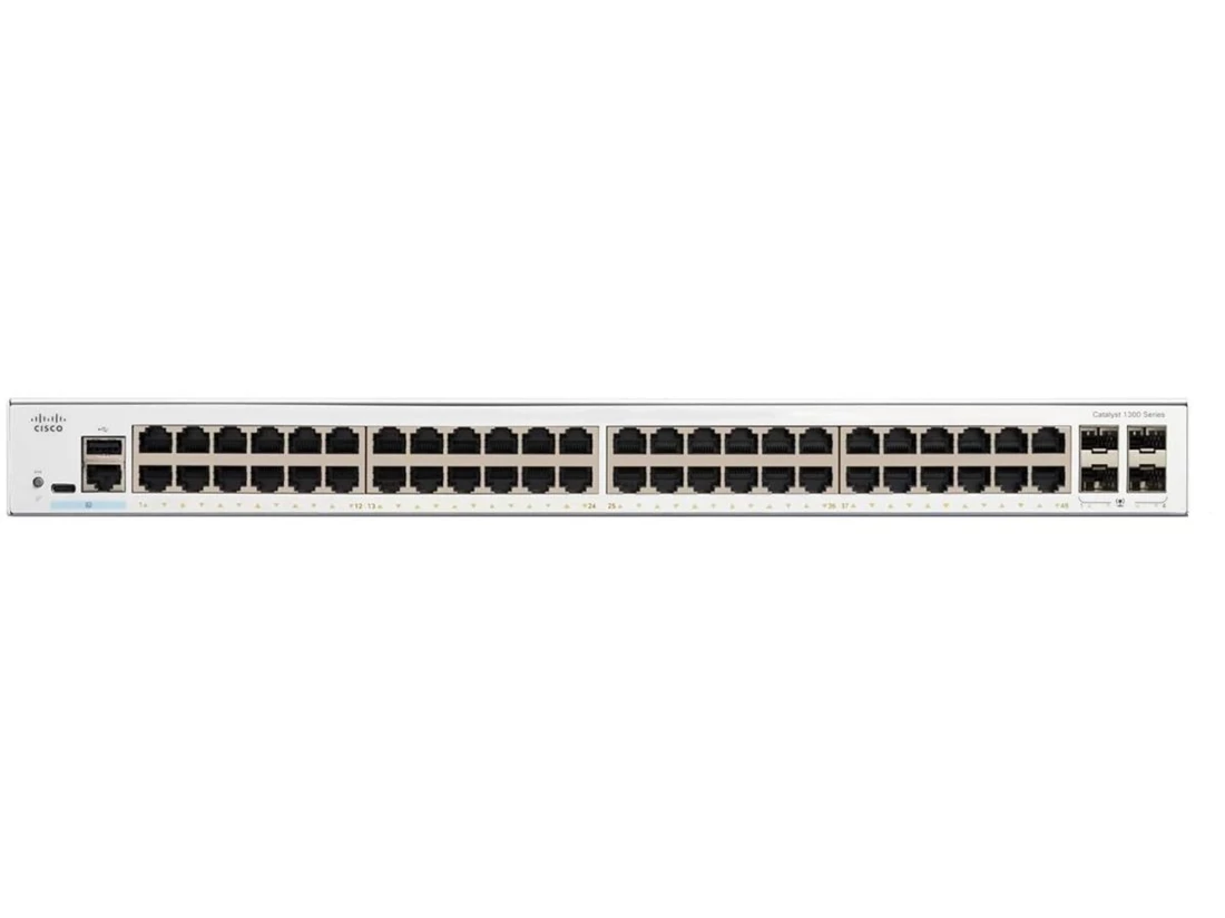Cisco C1300-48T-4G Catalyst 1300 48-port GE, 4x1G SFP New