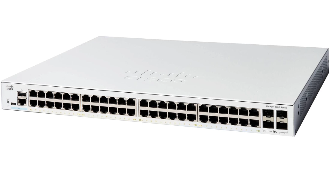 Cisco C1300-48T-4X Catalyst 1300-48T-4X 48 ports managed Rack-mountable Switch