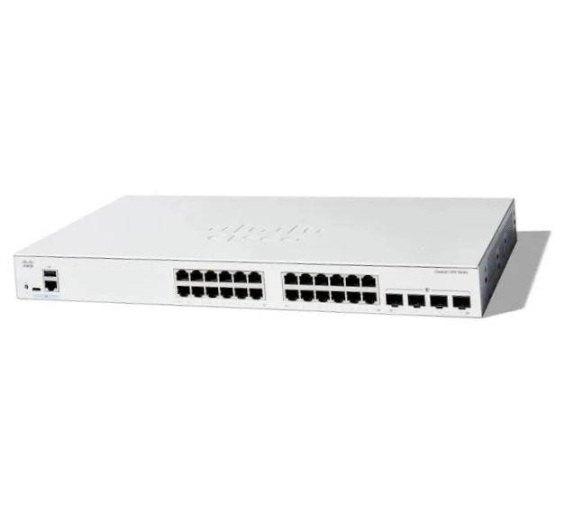 Cisco C1200-24FP-4X Catalyst 1200 24 Ports Smart Rack-mountable Switch New