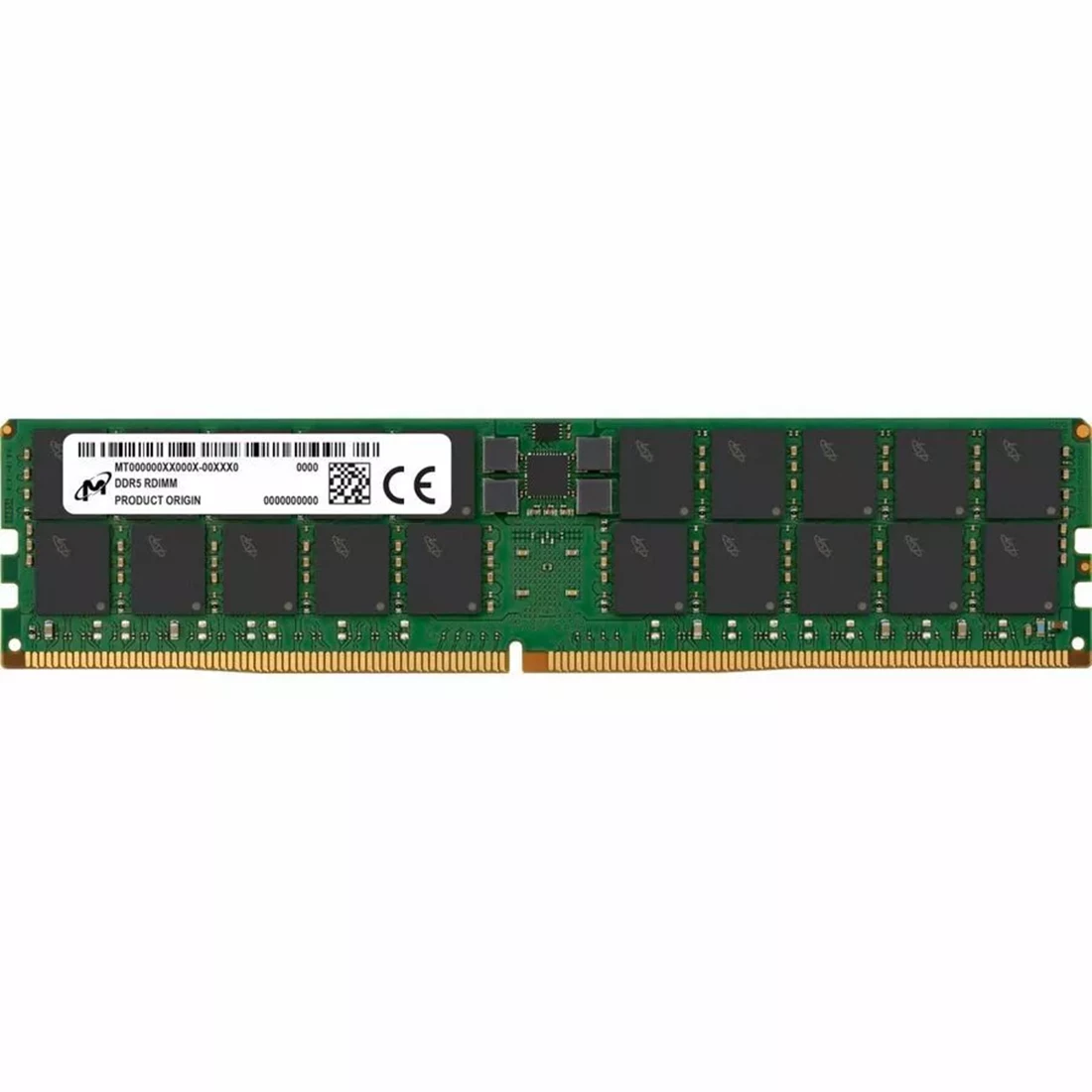 Micron MTC20F104XS1RC48BB1R 48GB 1Rx4 4800MT/s CL40 RDIMM DDR5 Memory Module