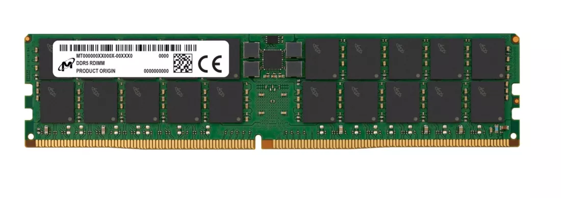 Micron MTC40F204WS1RC56BB1R 96GB 5600MT/s PC5-44800 DIMM 288-pin DDR5 Module