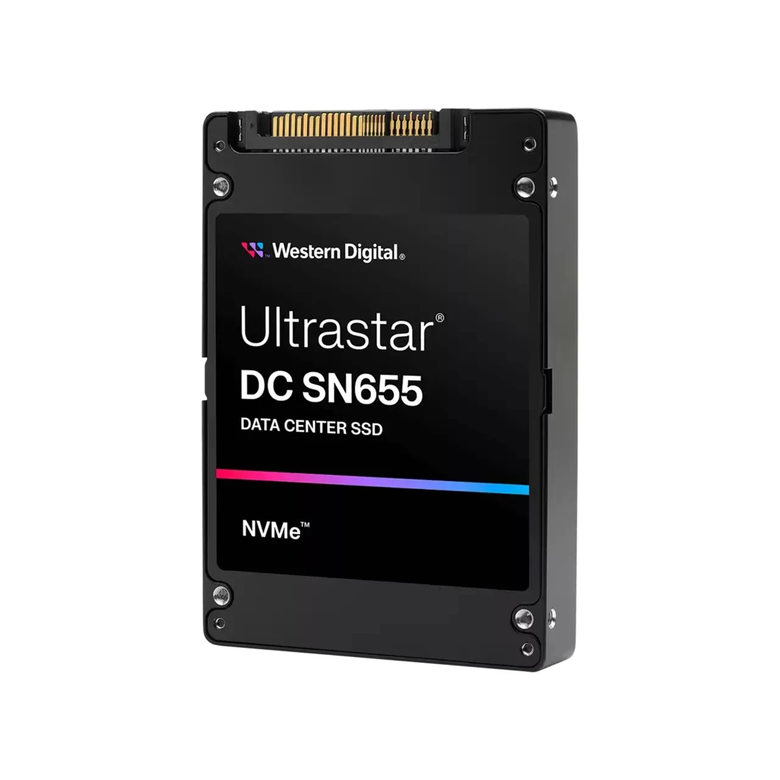 WD 0TS2468 Ultrastar DC SN655 7.68TB PCIe Gen4, NVMe 1.4b U.3 15mm TCG Ruby SSD