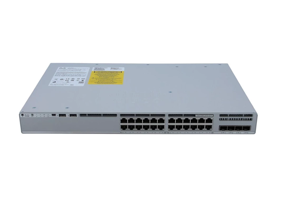 Cisco C9200L-24P-4G-A Catalyst 9200L L3 Switch 24 PoE+ Ethernet Ports Ref