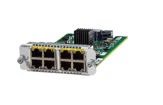 Cisco C-NIM-8T 8-port Layer 2/3 GE Switch Network Interface Module