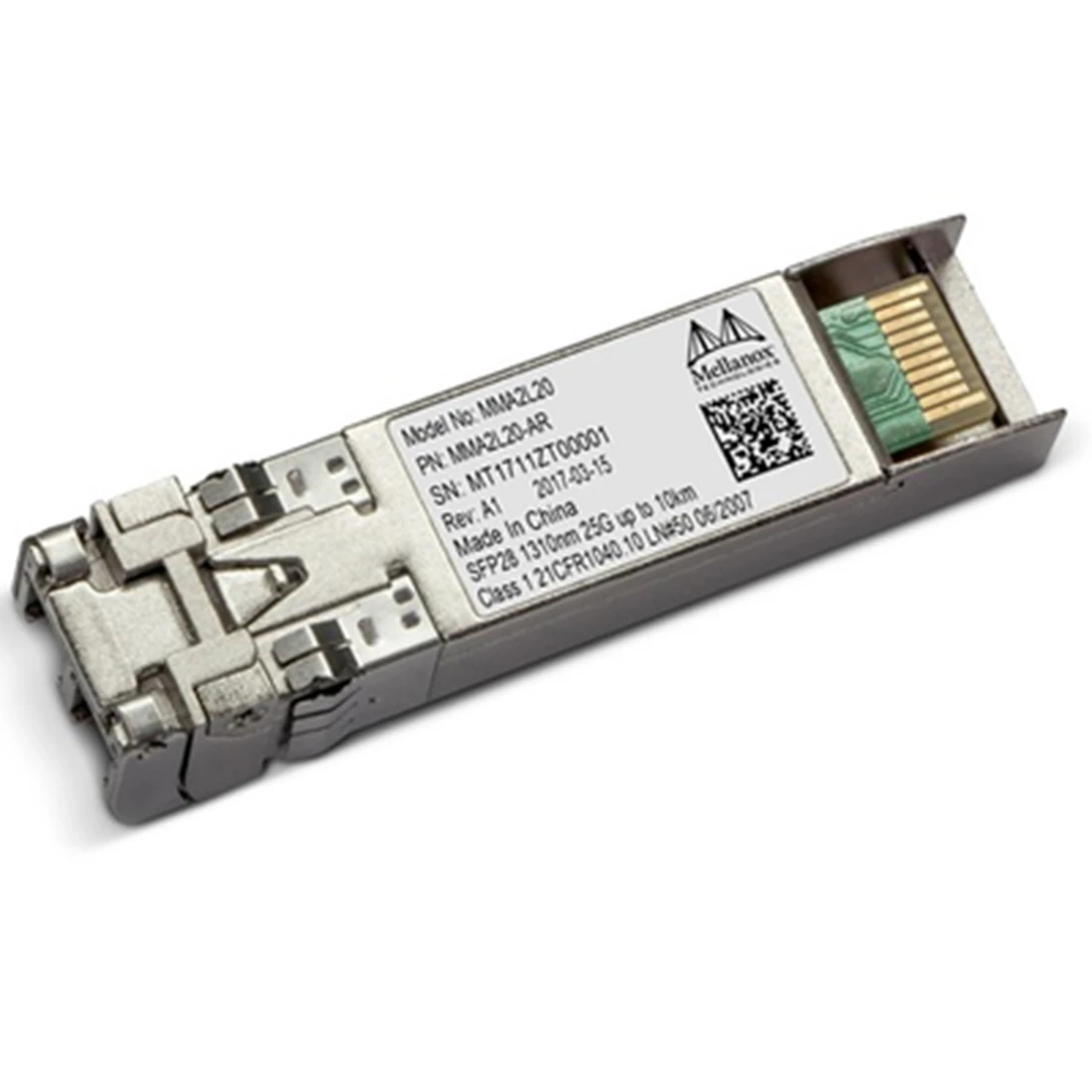 NVIDIA 980-9I094-00AR00 Optical Transceiver 25GbE SFP28 LC-LC 1310nm LR Up to 10km