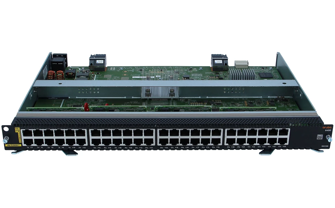 HPE R0X38-61201 Aruba 6400 48-Port 1GbE Class 4 PoE V2 Module