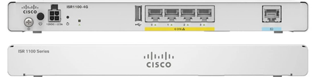 Cisco ISR1100-4G ISR1100 Router 4 Eth LAN/WAN Ports 1 L Ref