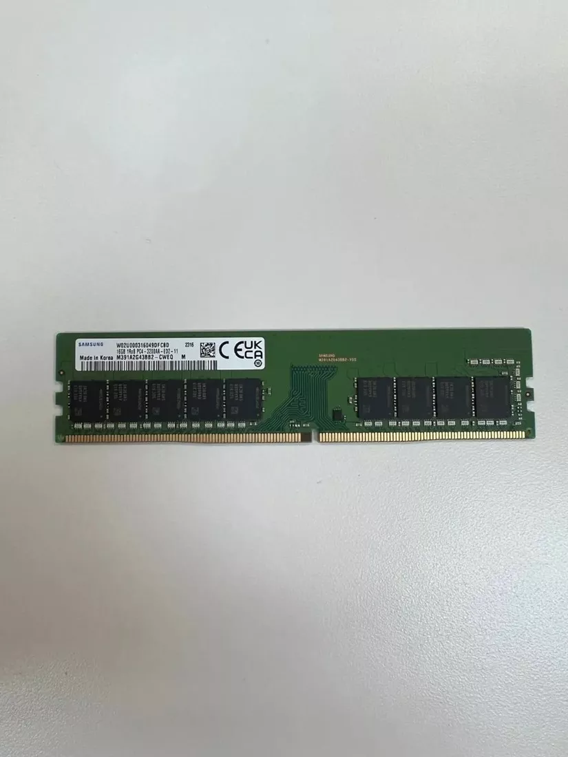 Samsung M391A2G43BB2-CWEQ 16GB DDR4 UDIMM 288-pin 3200Mbps Memory New