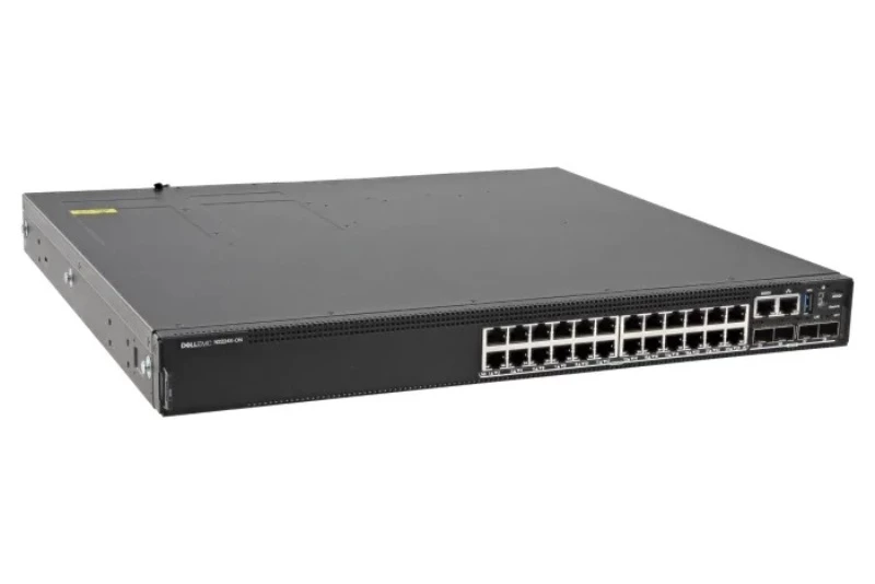 Dell 7VY62 New In Box Managed PowerSwitch 4x25GbE SFP28 uplink, 2 x 40GbE QSFP+ stacking 1x550Watt AC