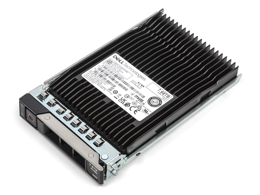 Dell 91KYJ 7.68TB PCIe Gen4 NVMe RI TLC U.2 2.5in Solid State Drive Dell 91KYJ 7.68TB PCIe Gen4 NVMe RI TLC U.2 2.5in Solid State Drive
