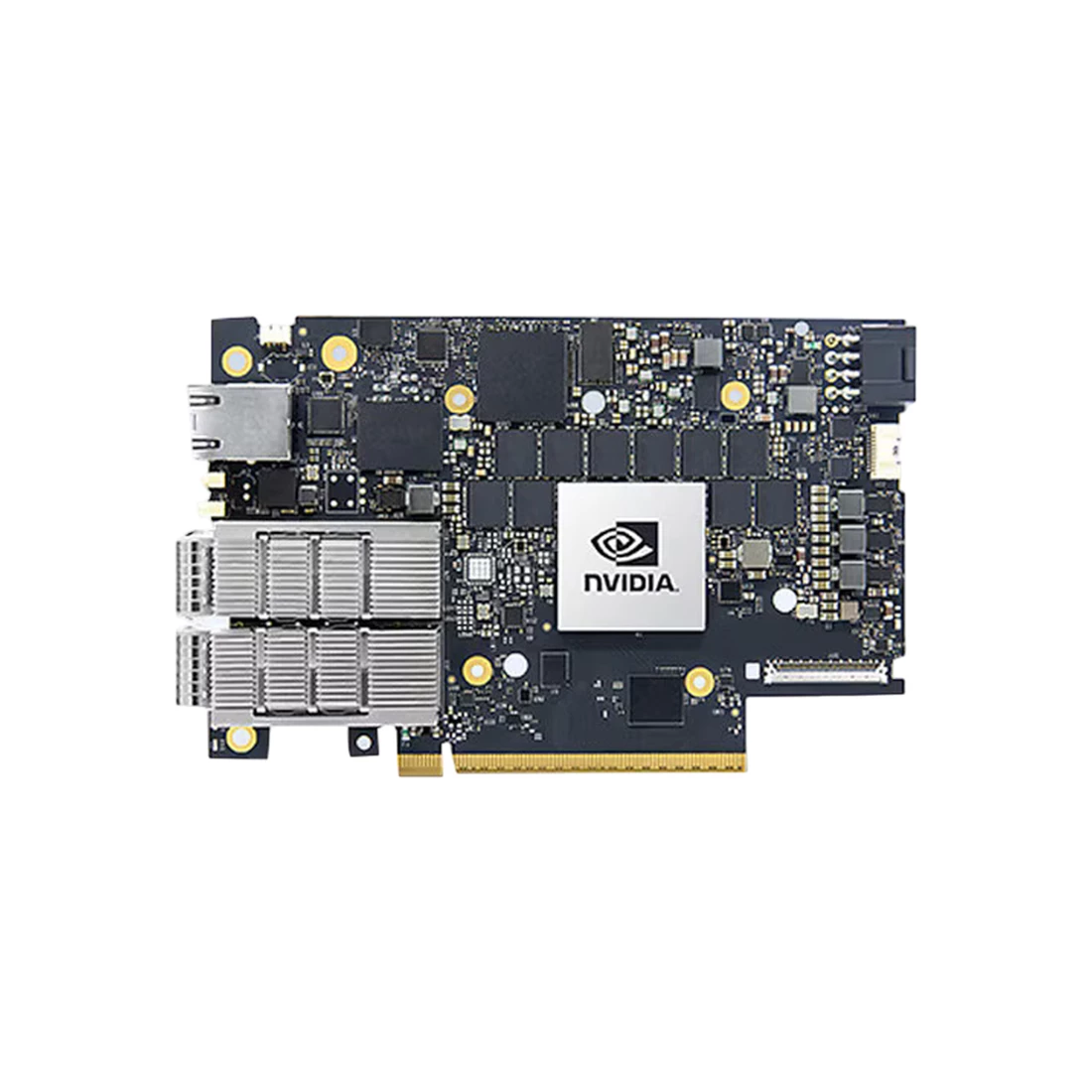 NVIDIA 900-9D3B4-00CV-EA0 BlueField-3 B3220L E-Series FHHL SuperNIC 200GbE (default mode) / NDR200 IB Dual-port QSFP112 PCIe Gen5.0 x16 8 Arm cores 16GB on-board DDR integrated BMC Crypto Enabled