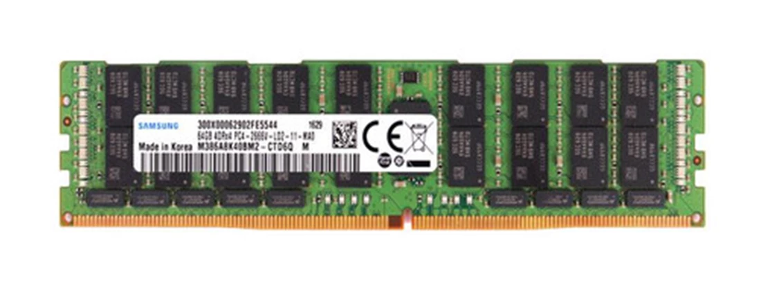 メモリー DDR4 64GB (32gb x2) 2666mhz Samsung Samsung 64GB DDR4 2666MHz PC4-21300 ECC LRDIMM 4Rx4 Quad