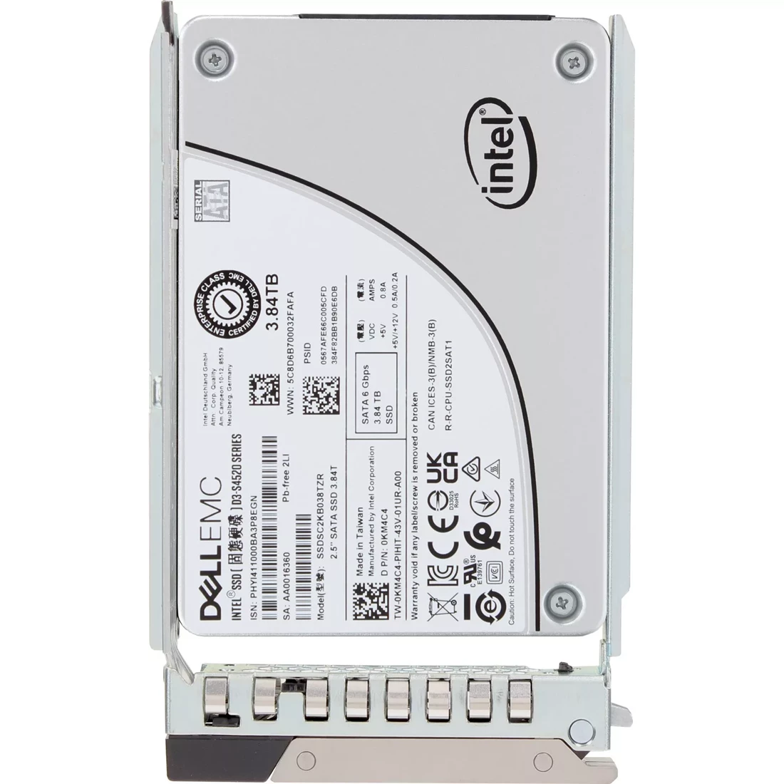 Dell KM4C4 SATA-6Gbps 2.5Inch Read Intensive 1DWPD Hot Plug SSD
