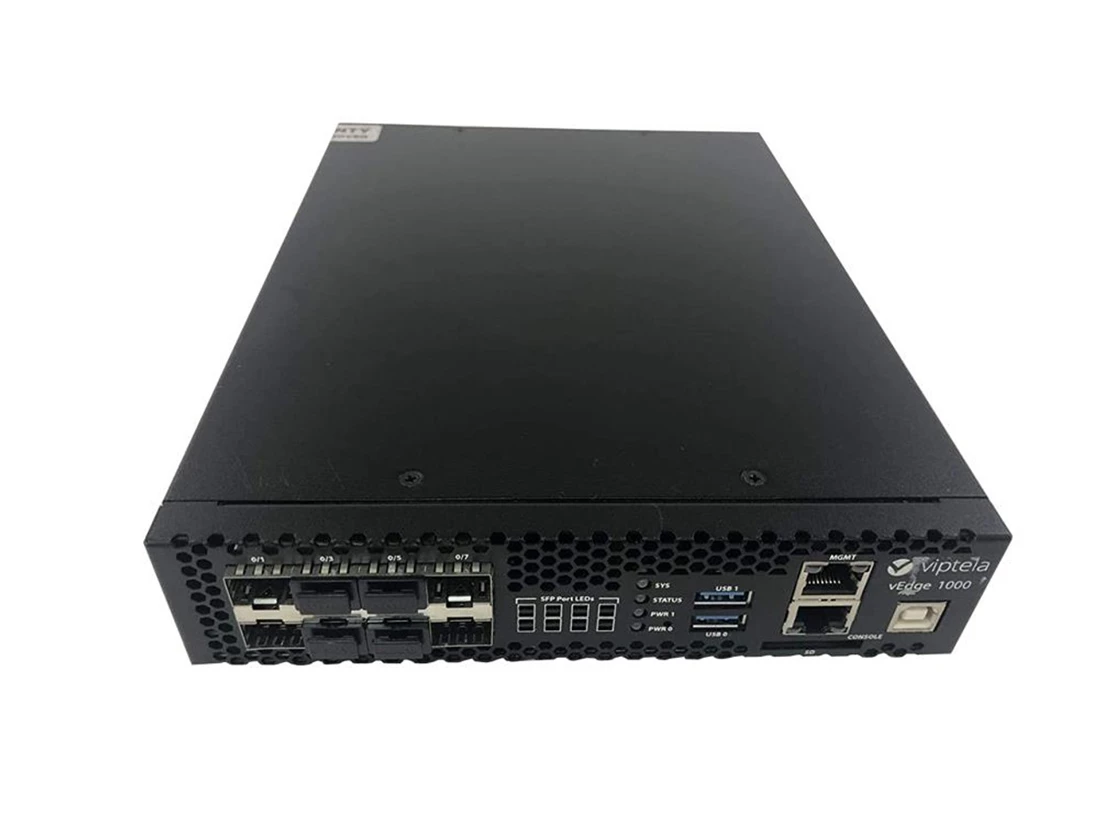 CISCO VEDGE-1000-AC-K9 SD-WAN VEdge-1000 AC Routers 8 ports of fixed GE SFP