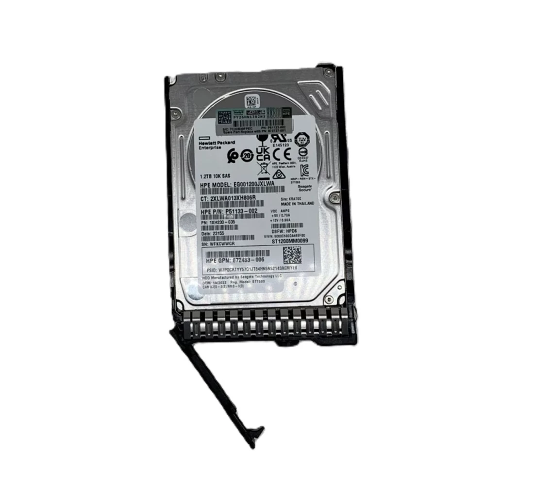 HPE P51133-002 1.2TB 10K 2.5 Inch SAS-12Gbps Mission Critical BC
