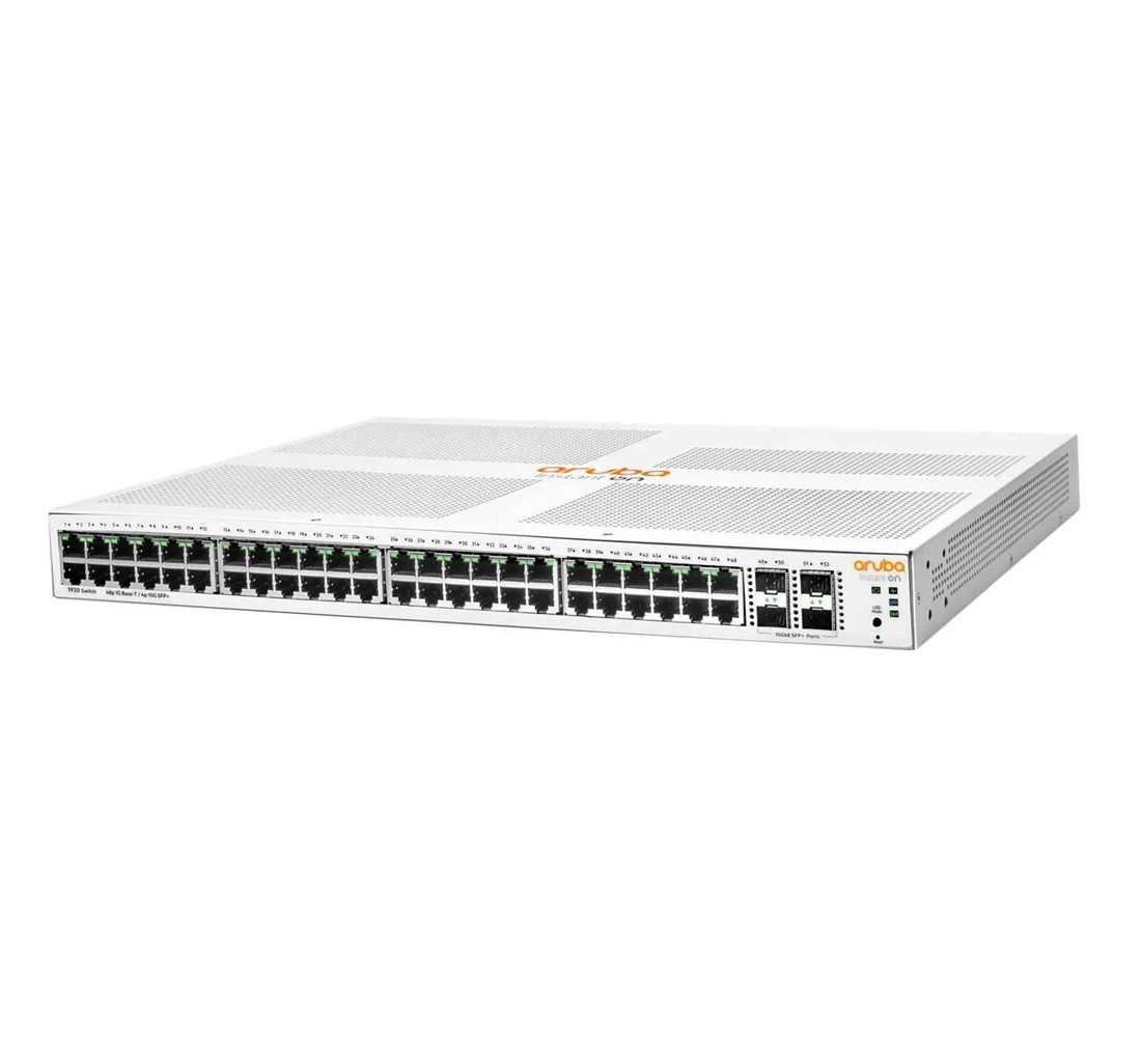 HPE JL686-61221 Aruba IO 1930 48G Class4 PoE 4SFP-SFP+ 370W Switch RETAIL