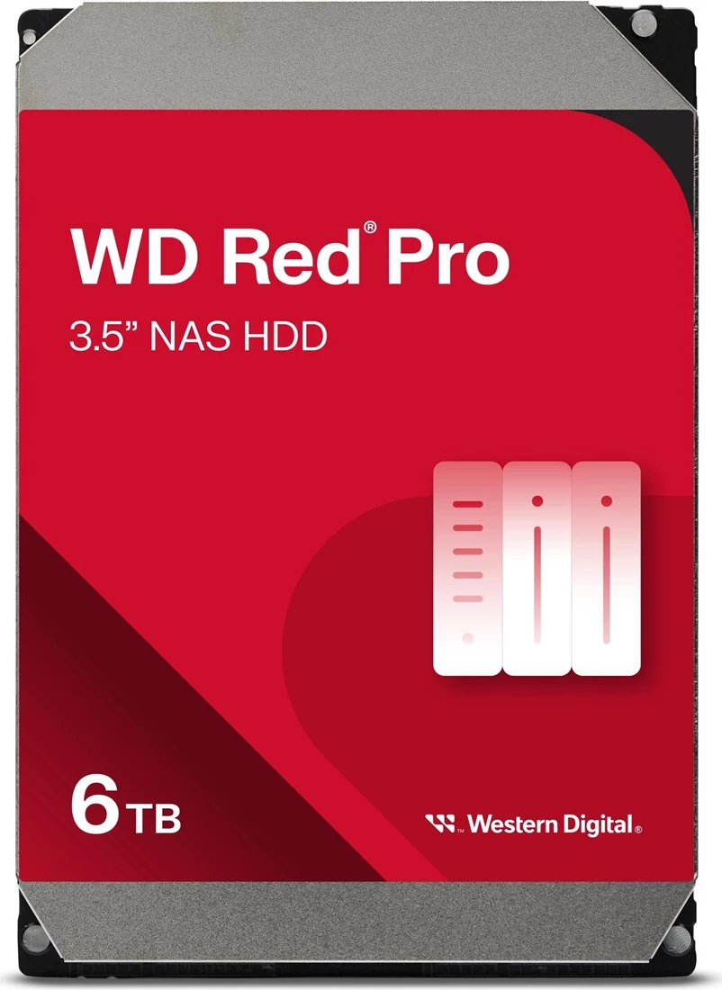 WD RED PRO WD6005FFBX 6TB SATA 6Gb/s 7.2K 3.5inch NAS Hard Drive