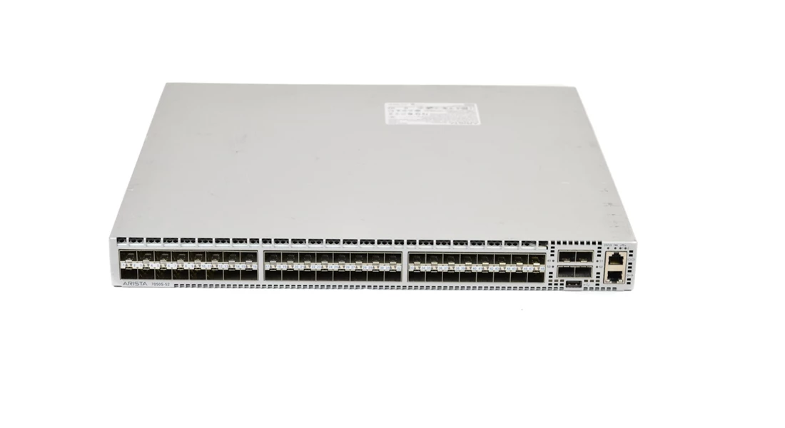 Arista DCS-7050S-52-F 52xSFP+ Switch Front-to-Rear