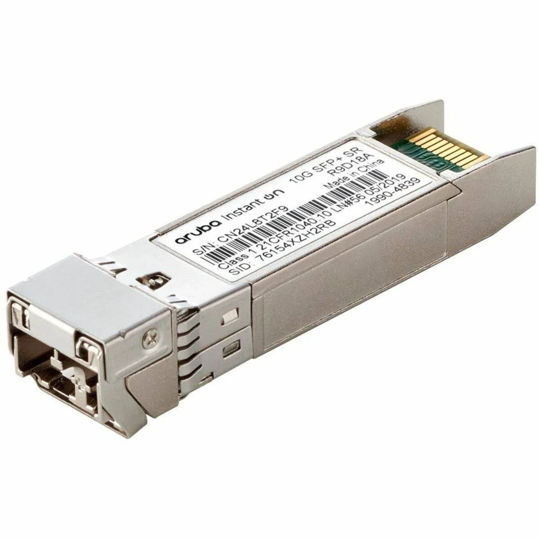 HPE 1990-4839 Aruba Instant On 10G SFP+ LC SR 300m OM3 MMF Transceiver