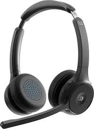 Cisco HS-WL-722-BUNA-C Dual-Ear Carbon Black Headset Bundle