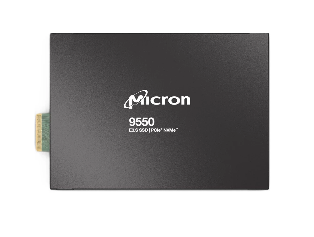 Micron MTFDLBQ3T2THB-1BK1DABYY 9550 Max 3.2TB NVMe E3.S 7.5mm 3D TLC NAND Enterprise SSD