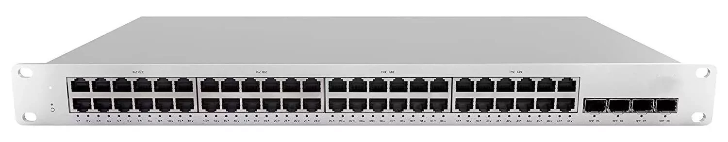 Cisco MS210-48LP-HW Meraki 48X 10/100/1000BASE-T 4X 1G SFP Managed PoE Switch