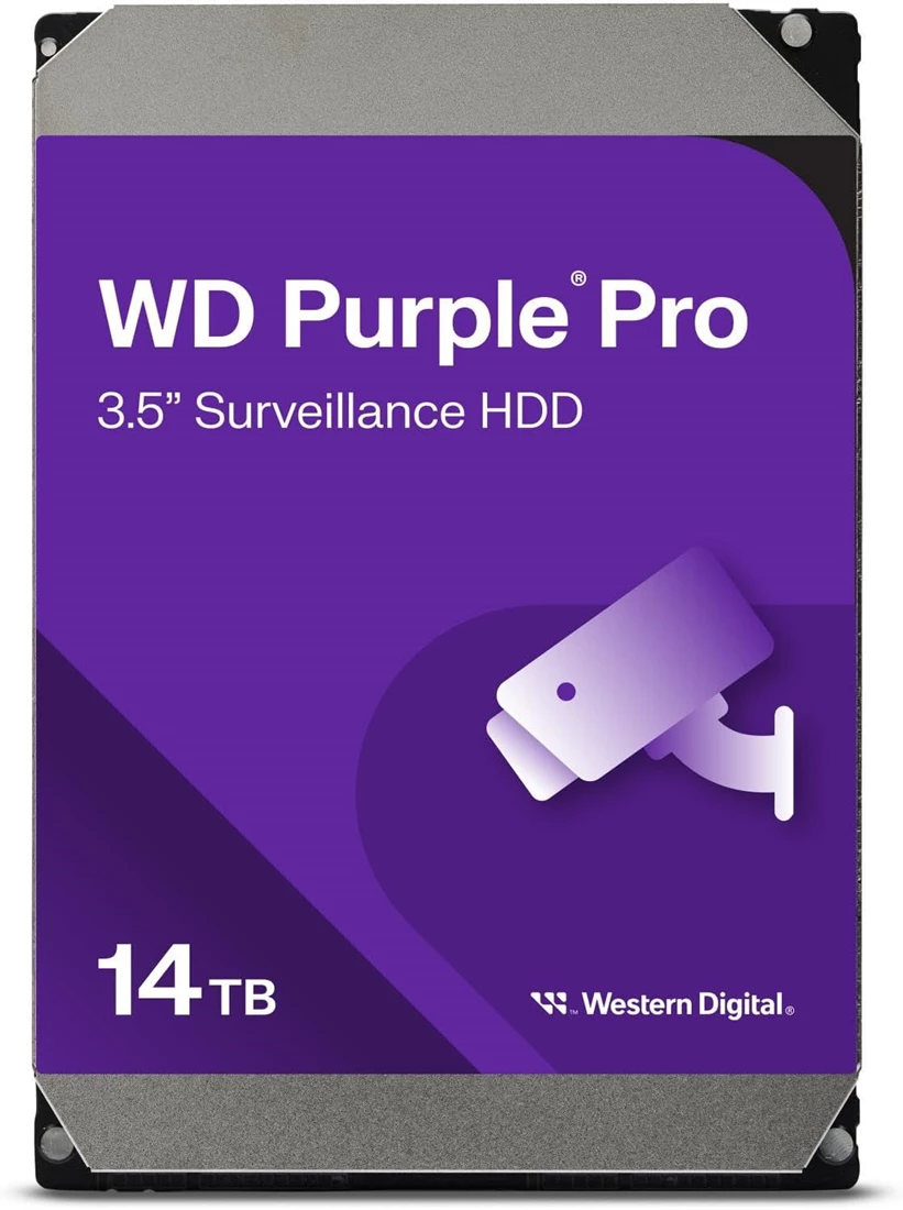 WD Purple Pro 2W10648 14TB 7200RPM SATA 6.0Gbps 512MB Cache 3.5inch HDD