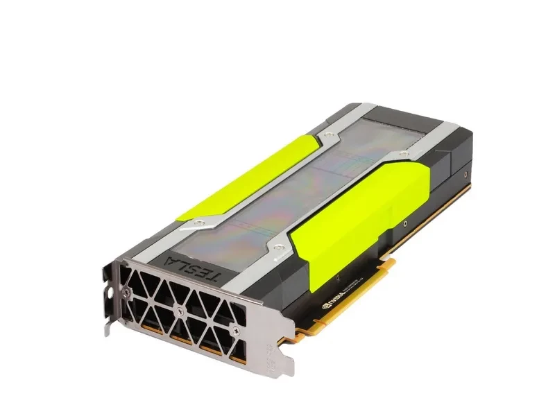 Nvidia 900-2H400-0010-000 Tesla P100 Pascal 12GB HBM2/3072-Bit PCIe 3.0 x16 1x 8-Pin Dual-Slot Graphics Card