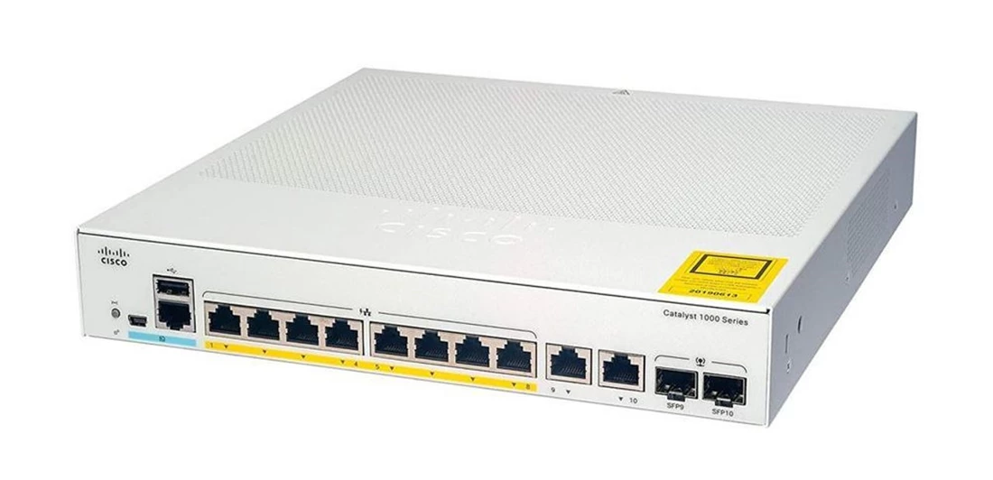 Cisco - C1000-8FP-2G-L Catalyst c1000 Switch 8ports Ref