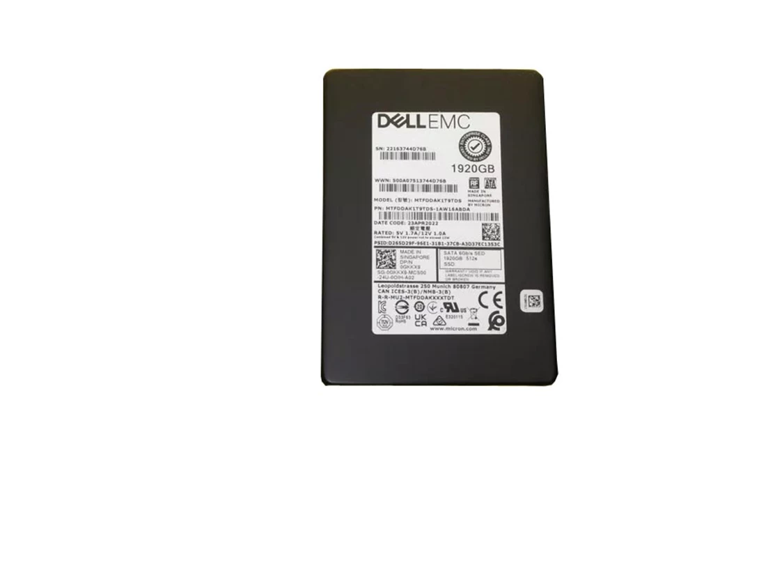 Micron 5300 PRO MTFDDAK1T9TDS-1AW16ABDA SSD 1.92 TB SATA 6Gb/s DELL OEM Brand New