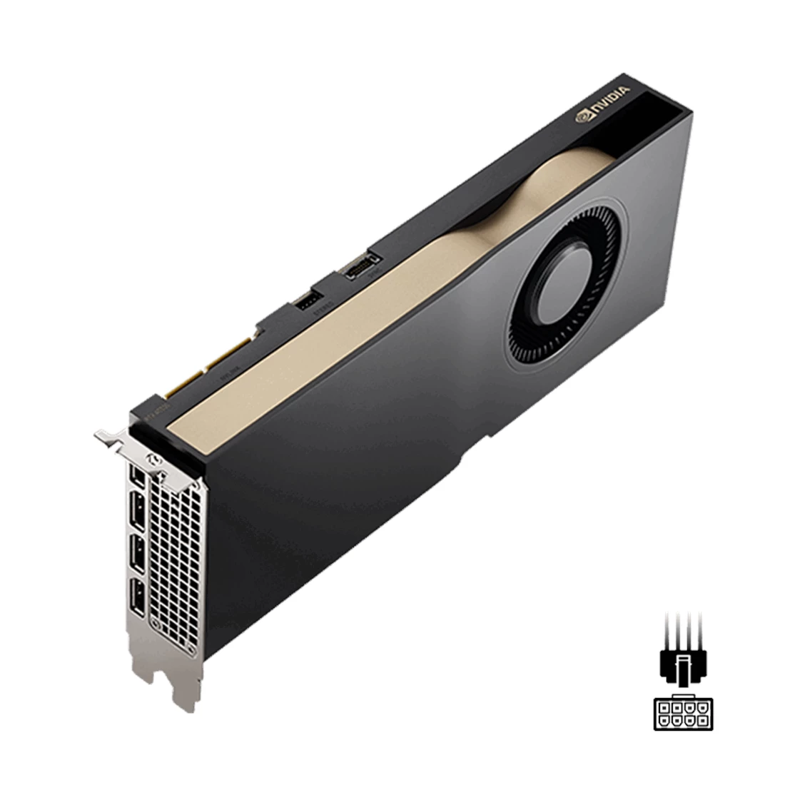 NVIDIA 900-5G132-1770-000 24GB GDDR6 ECC 384-bit PCI-E 4.0 Workstation Graphics Card