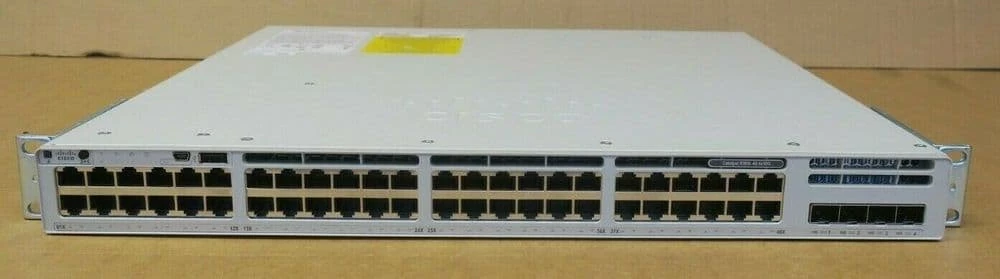 Cisco C9300L-48T-4X-E Catalyst 9300L Switch 48-Port Base-T + 4x 10G SFP Uplinks Ref