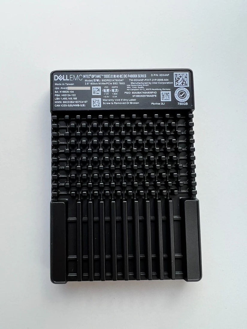 Intel Optane P4800X SSDPE21K750GAT SSD 750 GB Pci Express Intel Optane P4800X SSDPE21K750GAT SSD 750 GB Pci Express