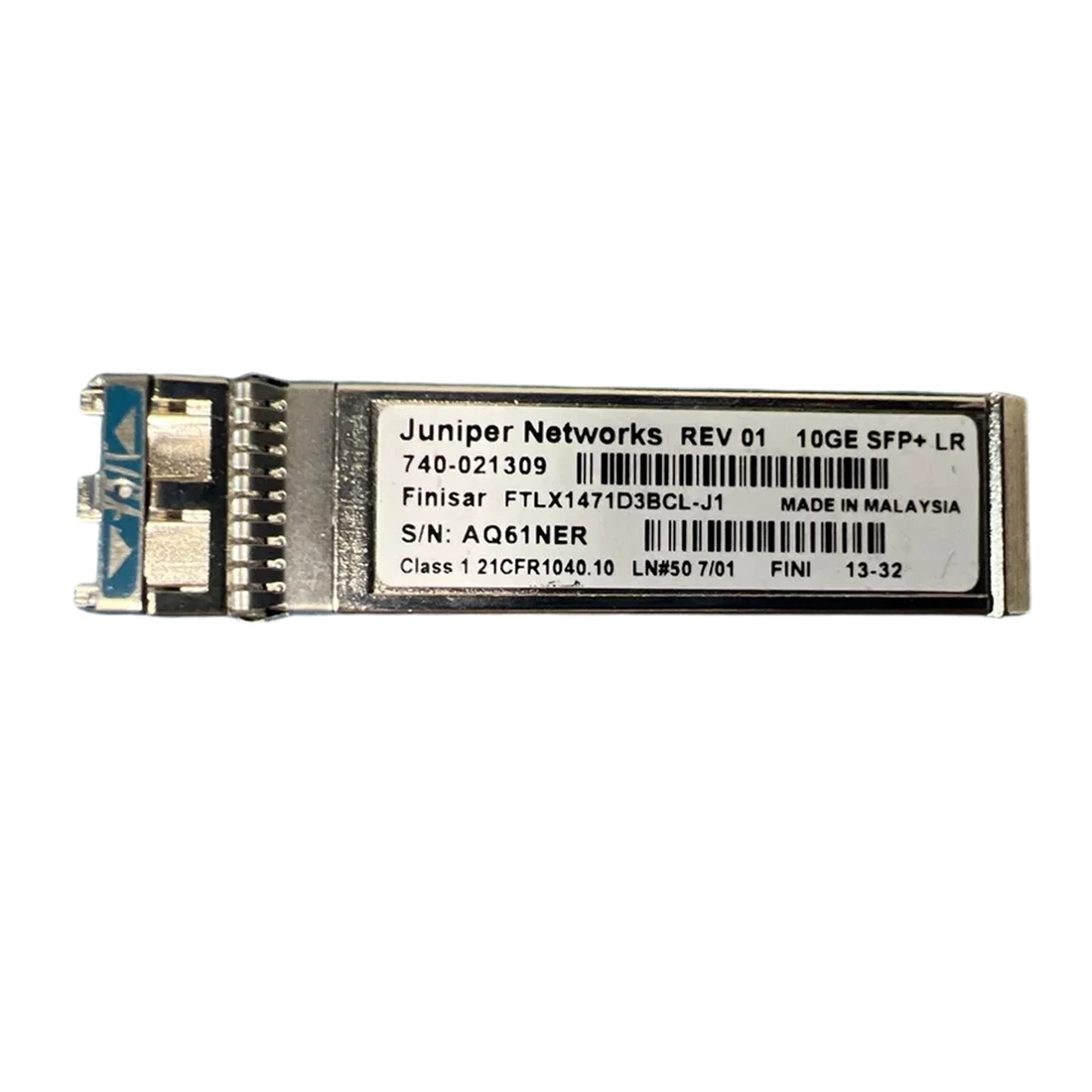 Juniper Networks SFPP-10G-LRT2-C 10GBASE-LR Ethernet SFP+ LR 1310nm 10km SMF Transceiver Type 2