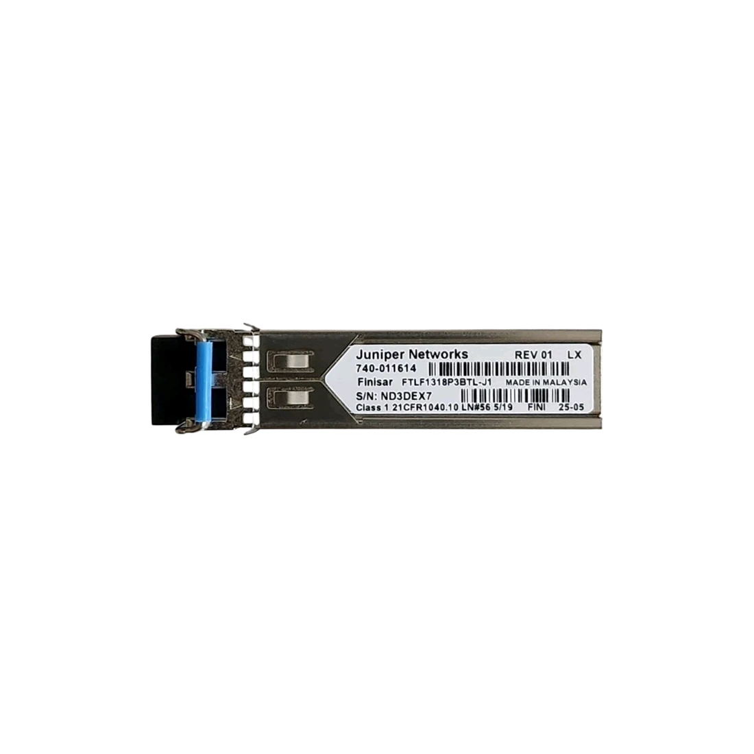 JUNIPER NETWORKS SFP-1G-LX-C 1000BASE-LX SFP-LX 1G SMF 10km and MMF 550m Ext Temp